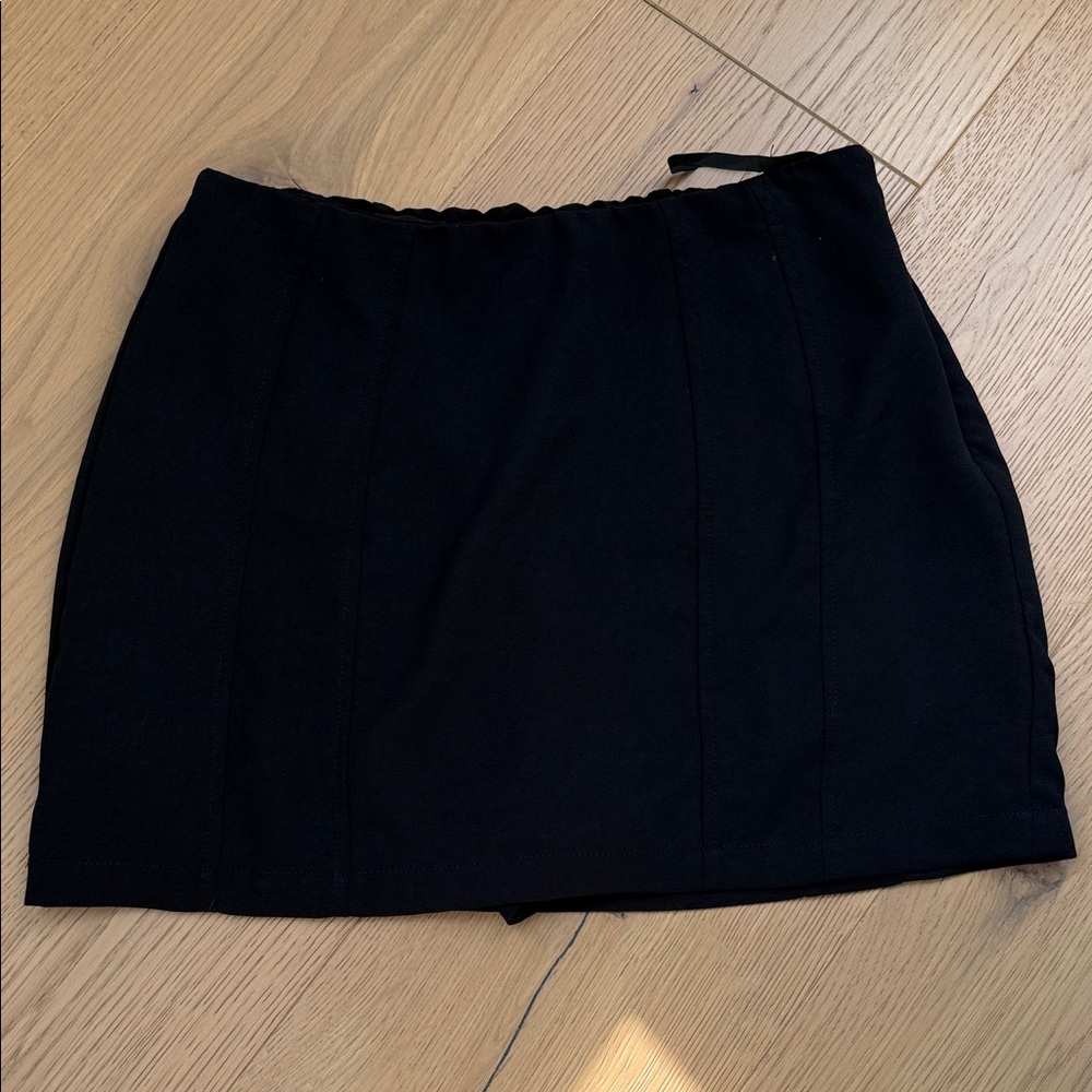 Cotton Candy LA Black Mini Skirt with Built in Shorts